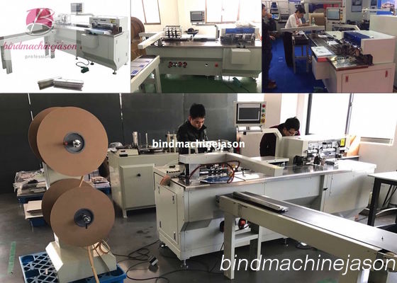 China Wire o binding machine with hole punching function PBW580 for notebook fornecedor