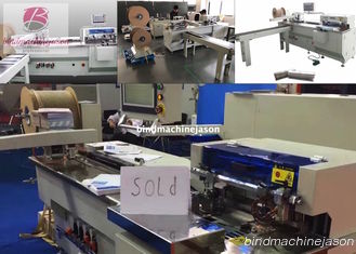China Wire inserting machine inline hole punching function PBW580 for notebook fornecedor