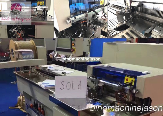 China Máquina de inserção de arame de anel duplo com perfuração em linha PBW580 para calendário fornecedor