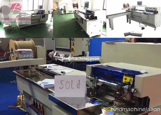 China Double wire inserting machine inline hole punching function PBW580 for notebook fornecedor