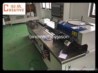 China Wire o bind and punch inline machine PWB580 for notebook and calendar fornecedor