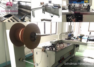 China wire o bind and punch inline machine PWB580 for Notebook and calendar fornecedor