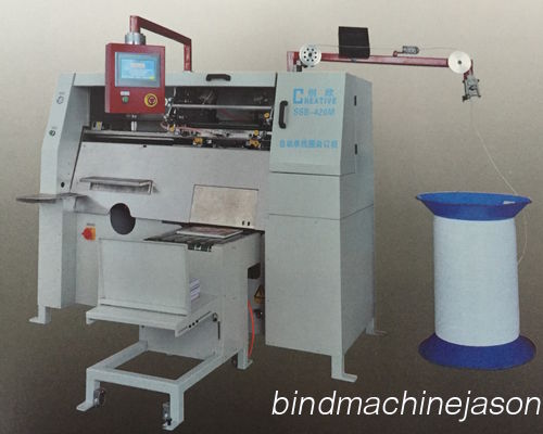Spiral metal coil bind machine SSB420 with final lock  for notebooks fornecedor