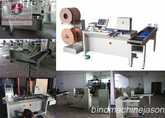 Semi automatic double Wire closing machine DCB360 (1/4 - 1 1/4  ) for notebook fornecedor