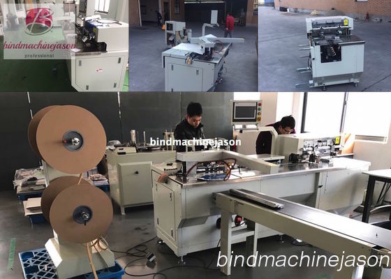 Twin ring wire closing machine with punching PBW580 for calendar and notebook fornecedor