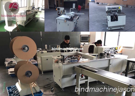 Twin ring closing machine with punching PBW580 for calendar and notebook fornecedor