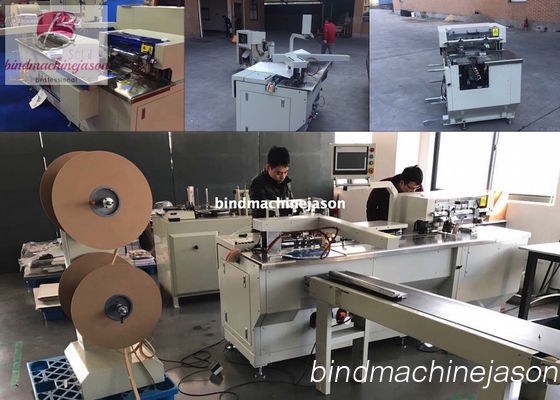 Máquina automática de fechamento de arame de circuito e função de perfuração PBW580 para calendário fornecedor