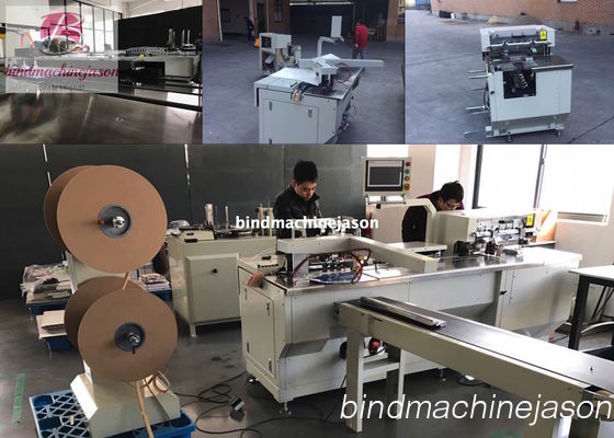 Duo ring binding machine with hole punching function PBW580 for calendar fornecedor