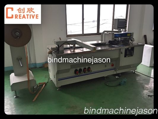 Professional double wire binding machine and punching PBW580 for print house fornecedor