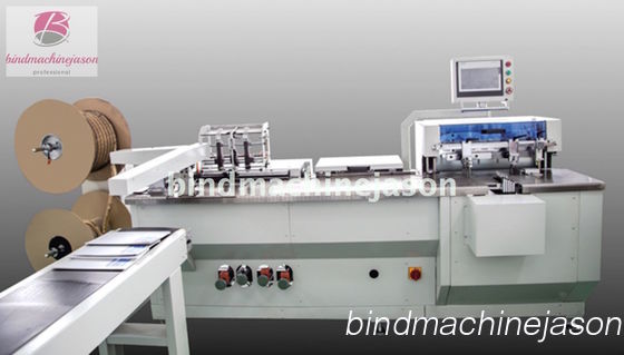 Máquina de inserção de arame de anel duplo com perfuração em linha PBW580 para calendário fornecedor