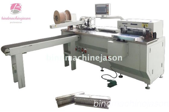 Máquina de enrolar de arame duplo com perfuração PWB580 para calendário e livro fornecedor