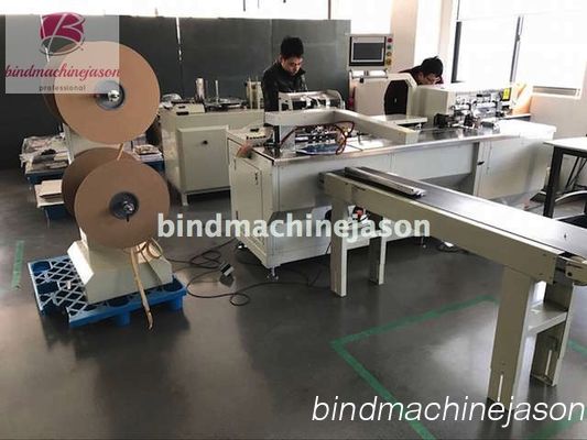 Double wire inserting machine inline hole punching function PBW580 for notebook fornecedor