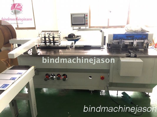 Máquina de inserção de arame de laço duplo com função de perfuração PBW580 para calendário fornecedor