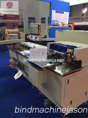 Encadernadora de arame de anel duplo com função de perfuração PBW580 fornecedor