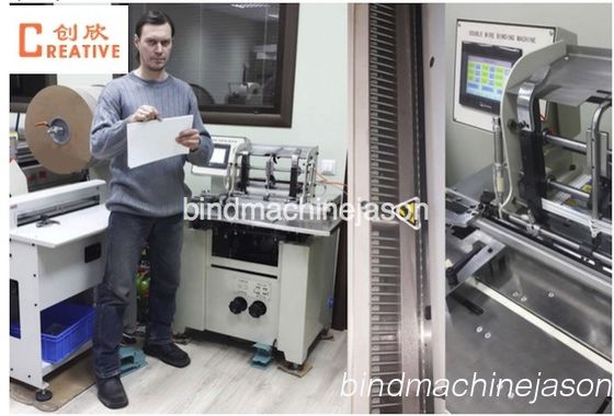 Double wire binding machine DCA520 with hanger part for calendar fornecedor