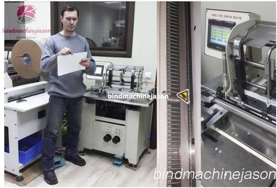 Máquina de encadernação de arame semiautomática DCA520 para produção de calendários fornecedor