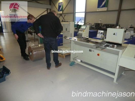 Semi automatic double Wire closing machine DCB360 (1/4 - 1 1/4  ) for notebook fornecedor