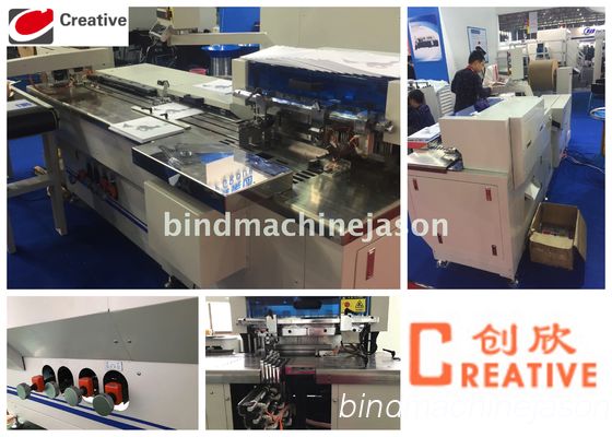Twin ring wire closing machine with punching PBW580 for calendar and notebook fornecedor
