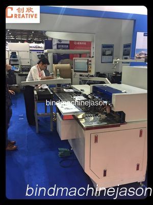 Twin loop wire binding machine with punching function PBW580 for calendar fornecedor