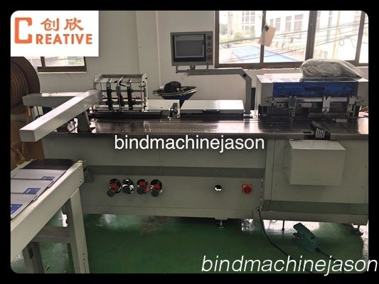 Wire inserting machine inline hole punching function PBW580 for notebook fornecedor