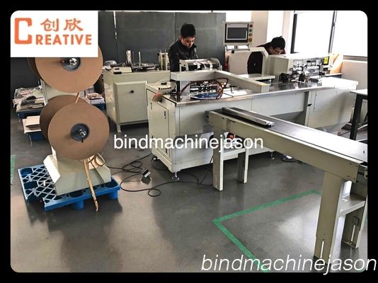 Wire inserting machine inline hole punching function PBW580 for notebook fornecedor