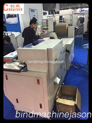 Double ring inserting machine inline hole punching PBW580 for calendar and book fornecedor