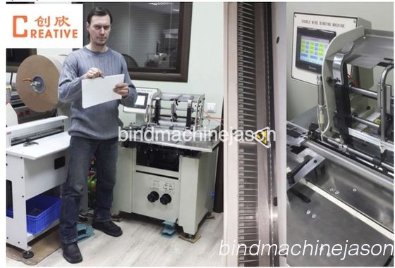 Calendário e computador portátil máquina de ligação de arame DCA520 de duplo laço com parte de cabide fornecedor