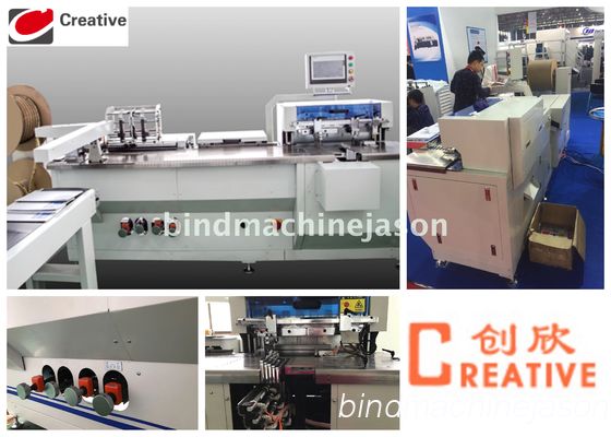 wire o bind and punch inline machine PWB580 for Notebook and calendar fornecedor