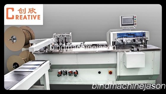 Máquina de encadernação com argolas e perfuração PBW580 para cadernos e calendários fornecedor