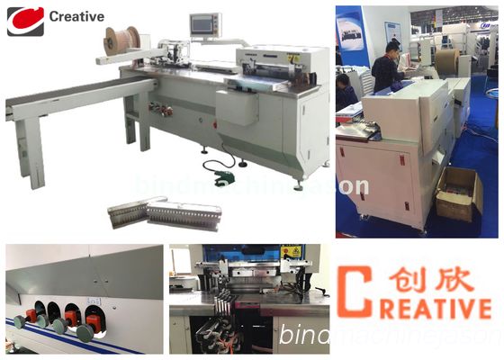 Máquina de encadernação de cadernos criativa de alta velocidade e perfuração em linha PBW580 fornecedor