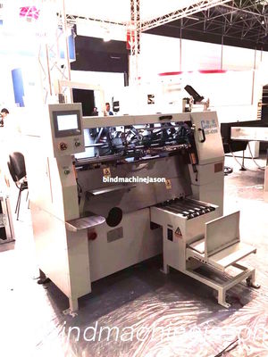 Semi automatic notebook spiral wire binding machine SSB420 with spiral lock fornecedor