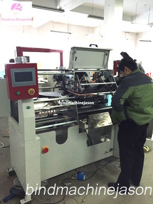 Semi automatic notebook spiral wire binding machine SSB420 with spiral lock fornecedor