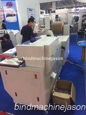 Spooling wire inserting machine with hole punching PBW580 for notebook fornecedor