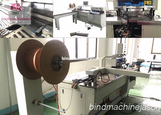 wire o bind and punch inline machine PWB580 for Notebook and calendar fornecedor