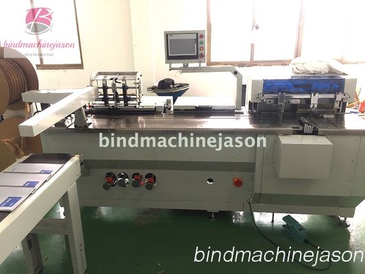 Wire o bind and punch inline machine PWB580 for notebook and calendar fornecedor