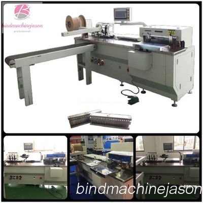 Máquina de inserção de fio Duo com função de perfuração PBW580 para caderno fornecedor