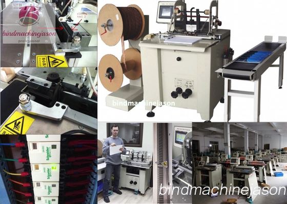 Semi automatic twin ring wire closer DCA520 for calendar produce fornecedor
