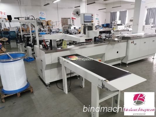 Automatic spiral binding machine PBS420 with hole punching and coil lock function fornecedor