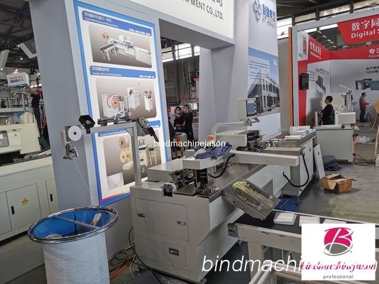 Automatic spiral binding machine PBS420 with hole punching and coil lock function fornecedor